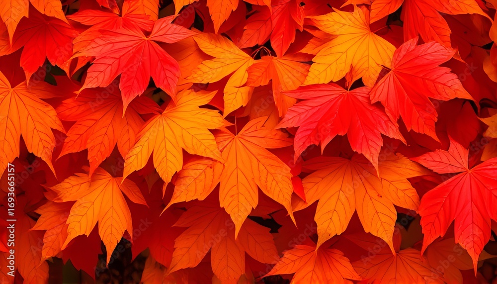 Dramatic Autumn Leaves Focusing on the bold and striking colors Dramatic Autumn Leaves Focusing on the bold and striking colors