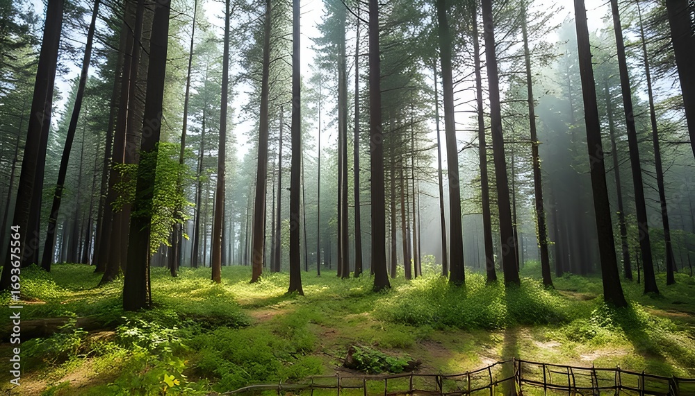 Obraz premium Mystical Forest Clearing