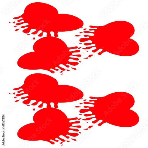 Bleeding Hearts Pattern 