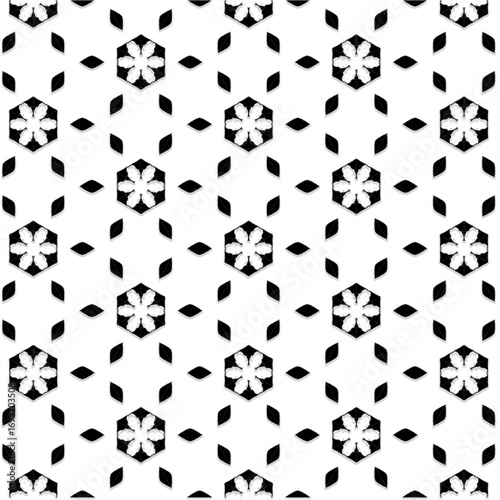 Abstract Mandala Pattern in Perspective Geometric Kaleidoscope Abstract Design Symmetrical Abstract Pattern Background