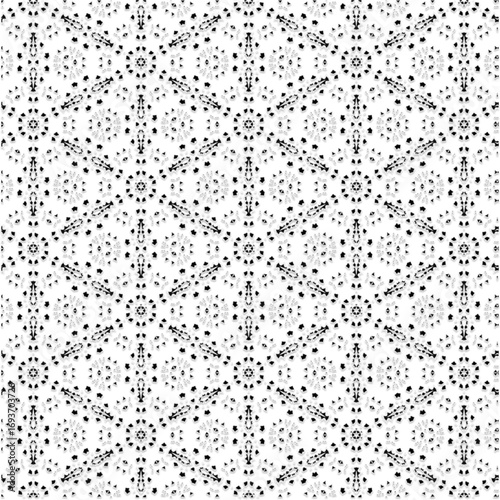 Abstract Mandala Pattern in Perspective Geometric Kaleidoscope Abstract Design Symmetrical Abstract Pattern Background