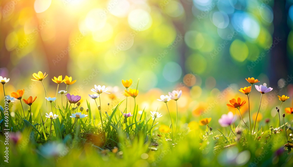 Fototapeta premium spring background