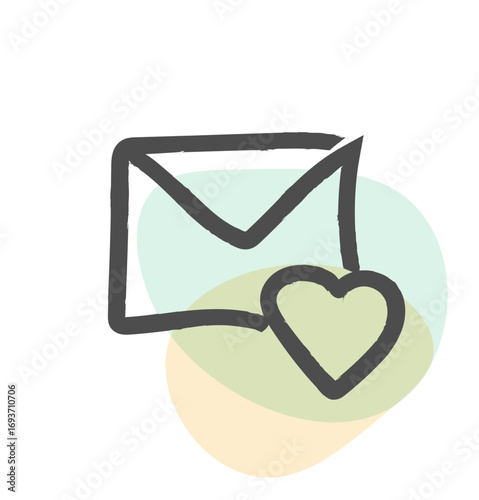 email symbolize secure or trusted communication within a tech platform