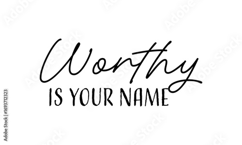 Christian faith, Typography for print or use as poster, card, flyer or T Shirt	
