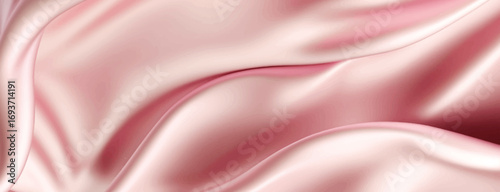 Light pink dropped elegant silk fabric background. Textile texture. Vector illustration	