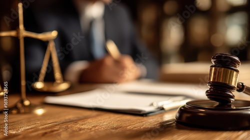 Powerful Male Judge Icon, Emblematic Seat of Justice Stock Image for Branding and Presentations Encompassing Authority and Integrity, Ideal for LawOriented Projects or Inspiring Confidence.