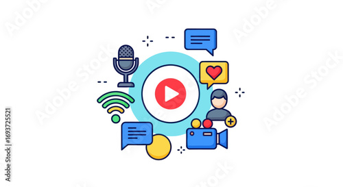 Multimedia Elements for Online Video Content Creation.