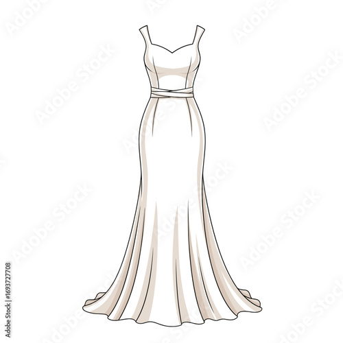 Refined Wedding Dress