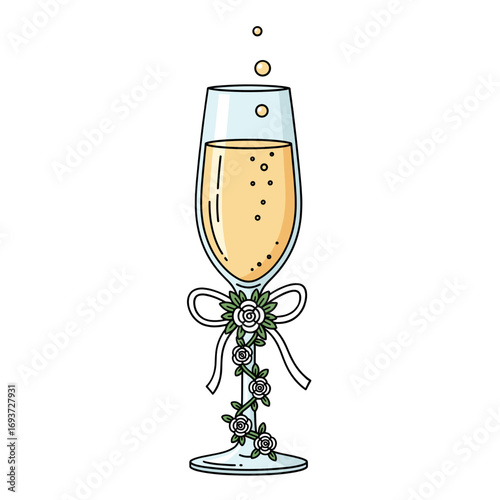 Refined Champaigne Glass