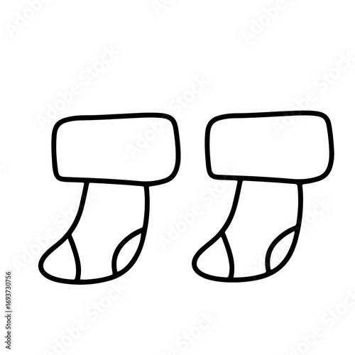 Outline baby new born doodles decoration element design. game, education, sock. baby newborn element doodle