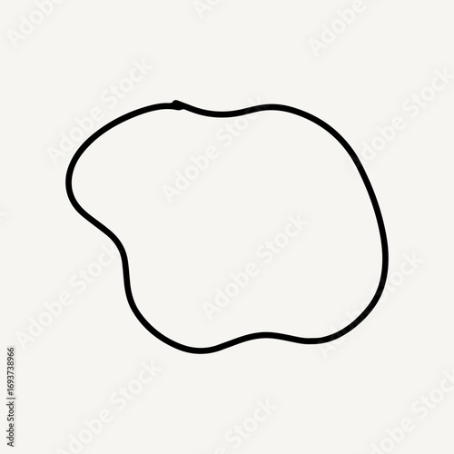 Abstract shapes element design. frame shape diffrent element. Abstract liquid shapes. Random wavy oval spots and curvy elements. Amoeba rectangle box set