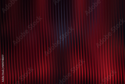 Red abstract background with vertical ribbed texture and dark tones