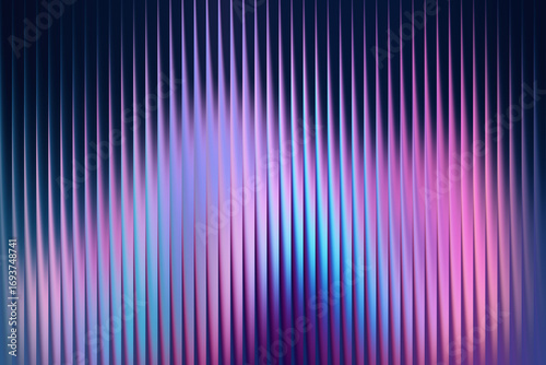Abstract background with vertical lines and purple blue pink gradient