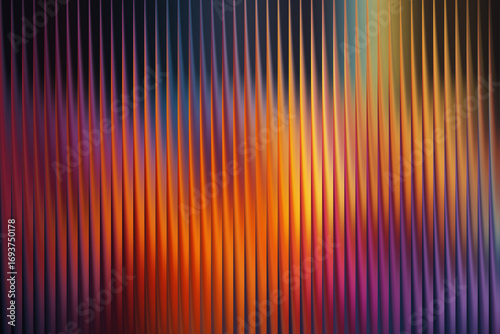 Vibrant abstract background with vertical ribbed pattern and colorful gradient