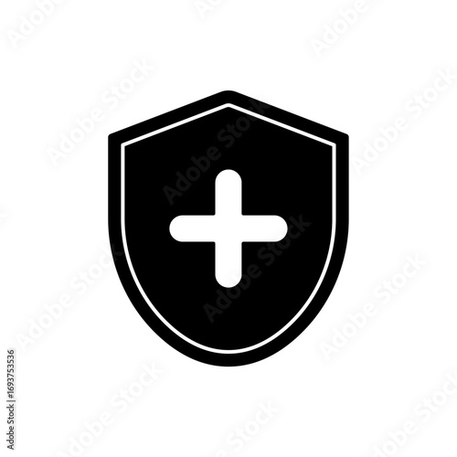 health protection icon outline editable stroke line drawing eps