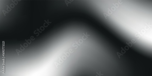 Grainy textured surface backlit  casting dramatic shadowy gradient across darkened plane. vector