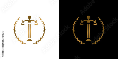 LAW LOGO - WHEAT AND SCALES