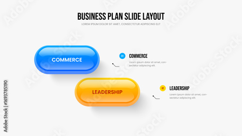 Visual Strategy 1 Option Diagram Presentation Design. Marketing Development Frame Template Vector Illustration. Digital Showcase One Step Infographic Slideshow Layout.