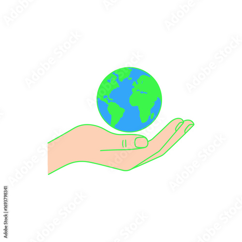 Environmental Protection Eco-friendly Earth Care for Nature Conservation Graphic