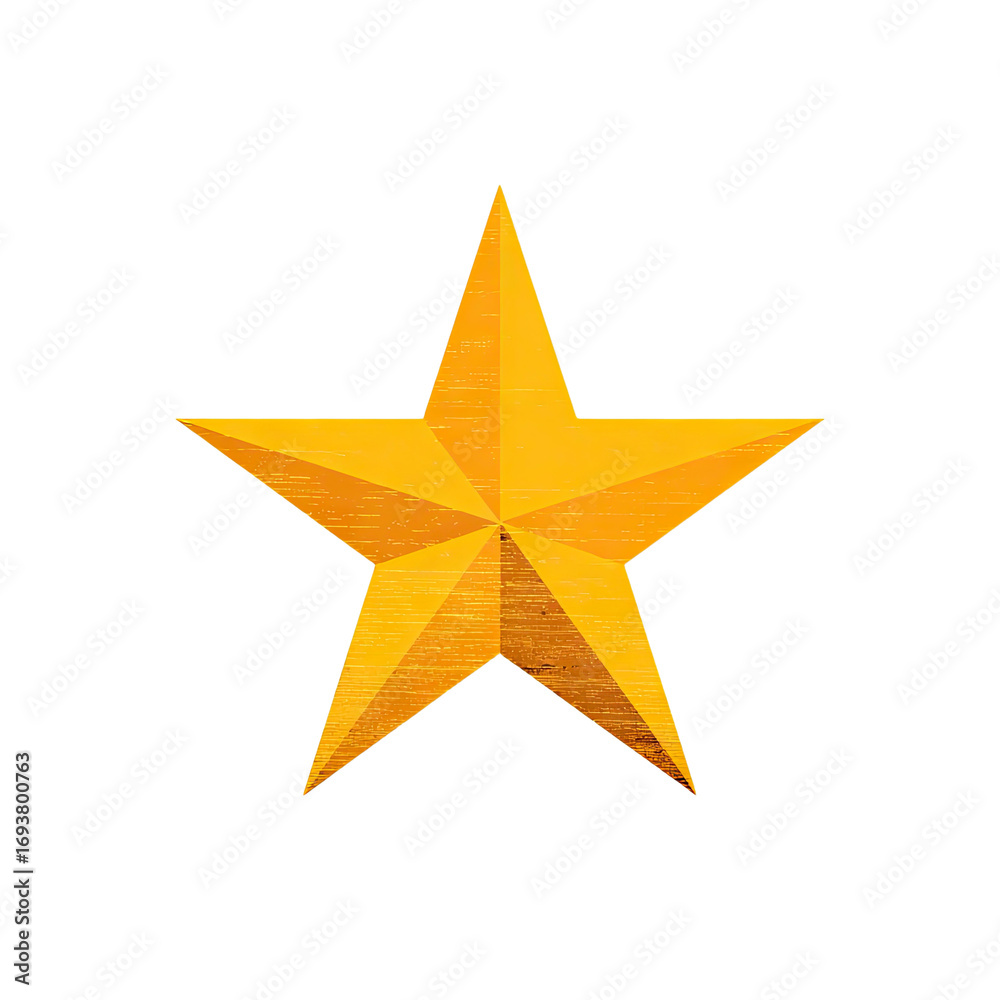 Fototapeta premium Golden Star Ornament