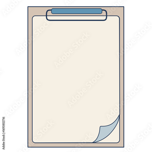 Blank Page Notepad Memo Notes Book Loose Leaf Paper Illustration