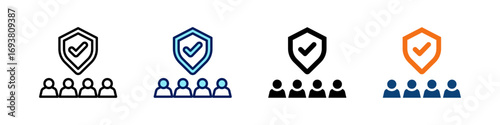 Safety Training All In One Icon Multi Styles Vector Set