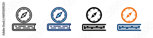 Orientation Guide All In One Icon Multi Styles Vector Set