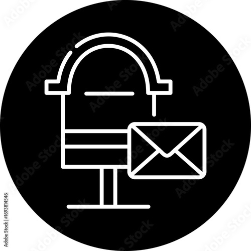 -mailbox glyph