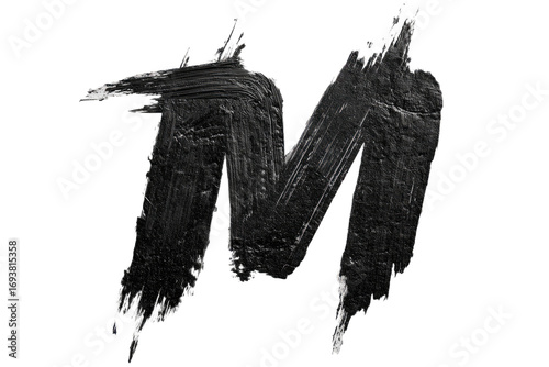 Grungy Letter M