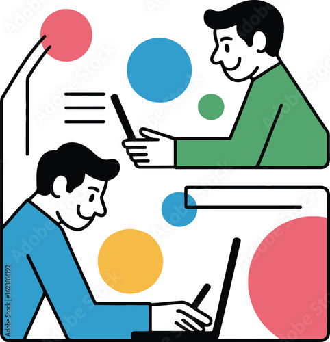 Diverse team collaborating virtually, sharing ideas and achieving goals remotely