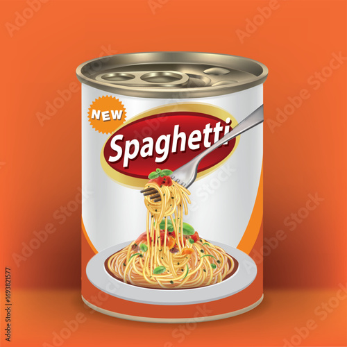 Design of ready-to-eat spaghetti cans