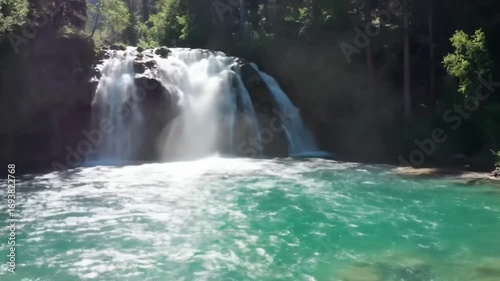 waterfall in the park