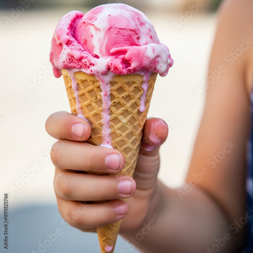 kid with ice cream