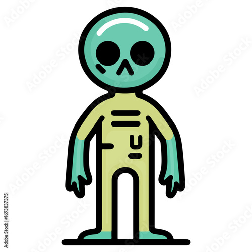 ghoul, costume, halloween, festival, vector, transparent background, isolated, monster, horror, evil, danger, scary