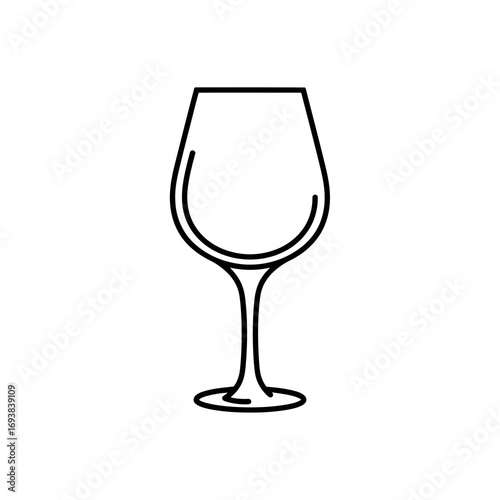 empty wine glass