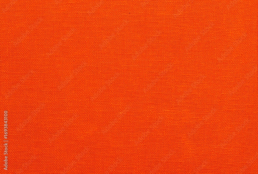 Fototapeta premium Orange Fabric Texture Background, Seamless Pattern