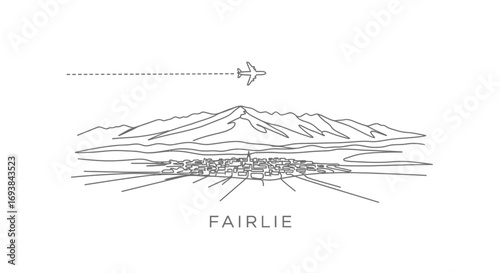 Fairlie Mountain Plane.