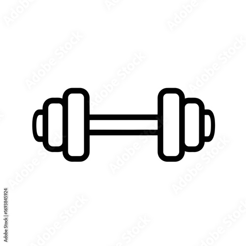 hand with dumbbell