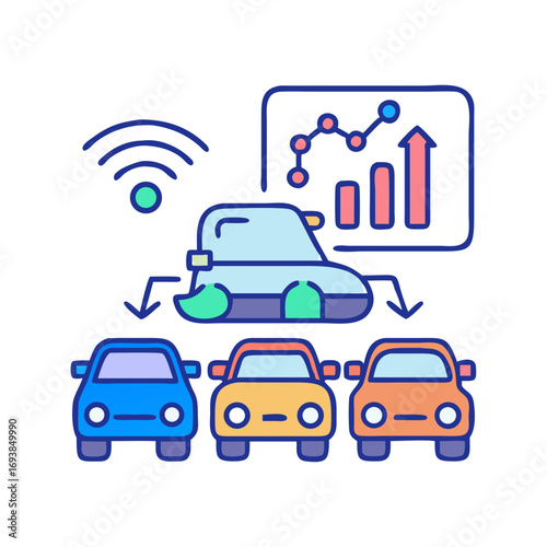 Connected car data analysis and network fleet management for autonomous vehicle technology