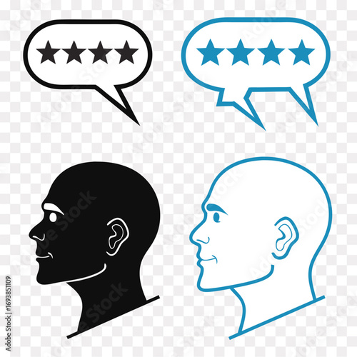 Customer feedback and star ratings from two different perspectives