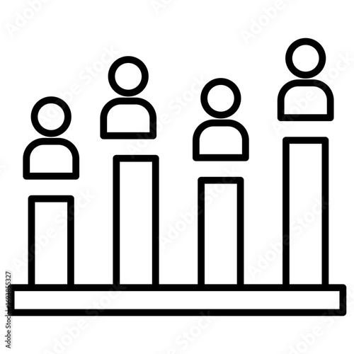 Election Ballots Outline Icon