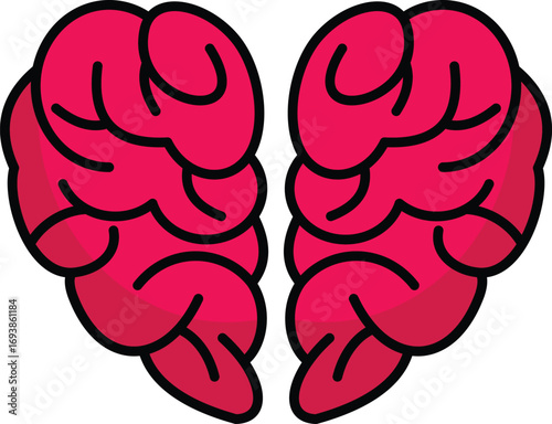 Brain heart design concept