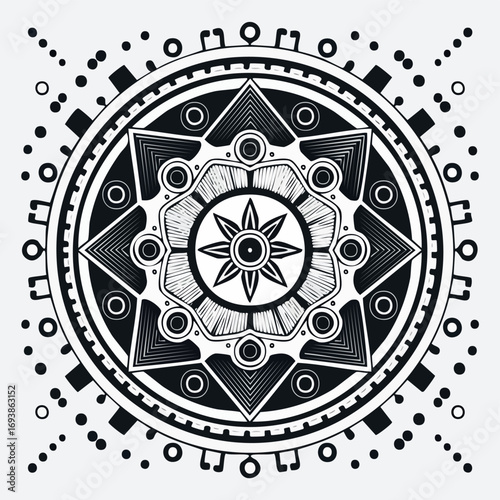 abstract background with a wheel