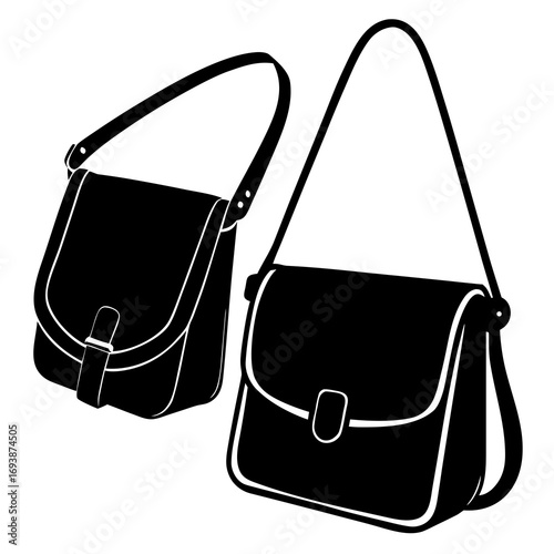 vector illustration of a bag