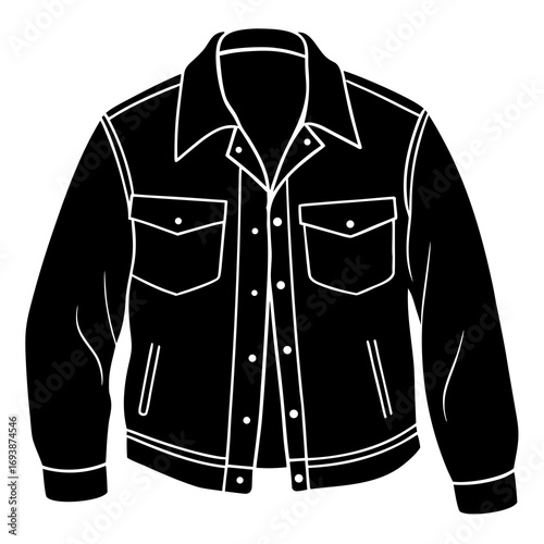 vector illustration of a white shirt