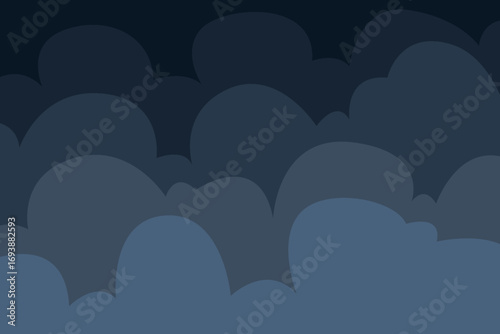 Clouds in rain season concept