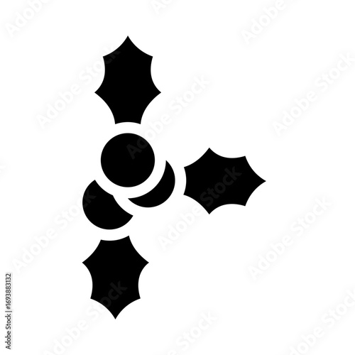 Vector Design Mistletoe Icon Style