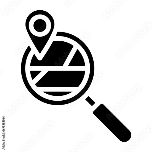 Vector Design Search Location Icon Style