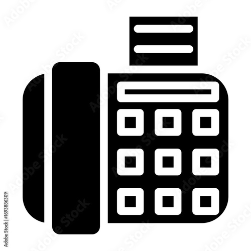 Vector Design Fax Icon Style