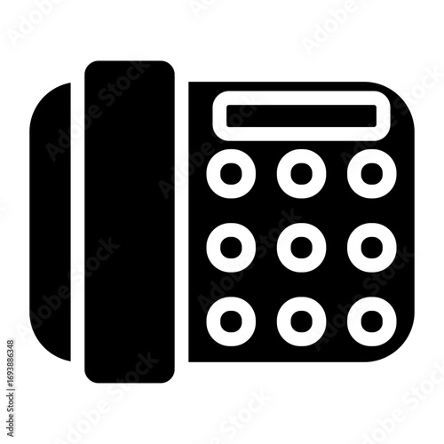 Vector Design Landline Icon Style